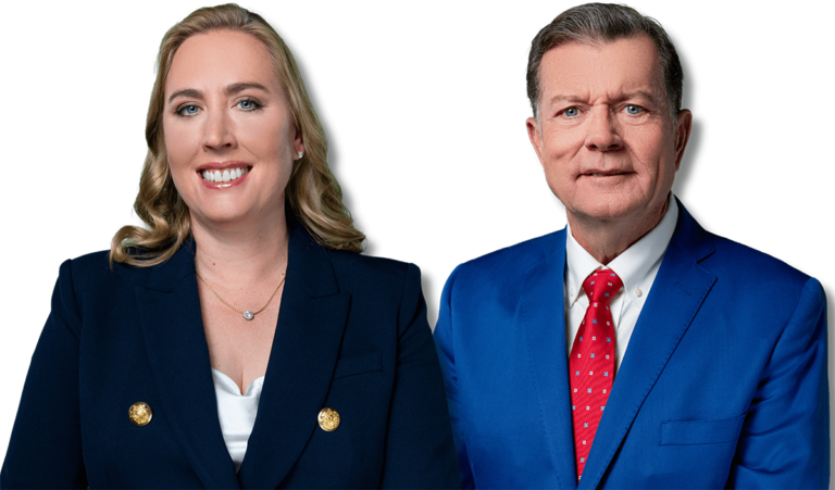 Attorneys Greta Braker and Robert White