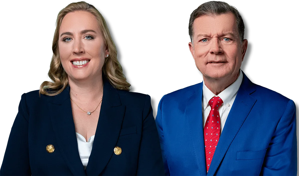 Attorneys Greta Braker and Robert White