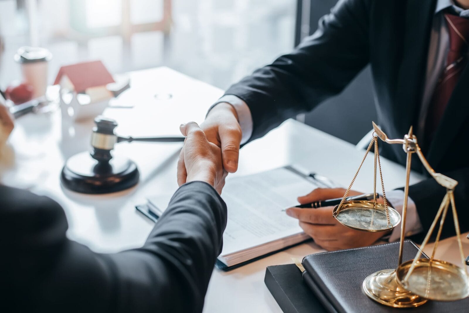 Odessa car accident attorney helping client